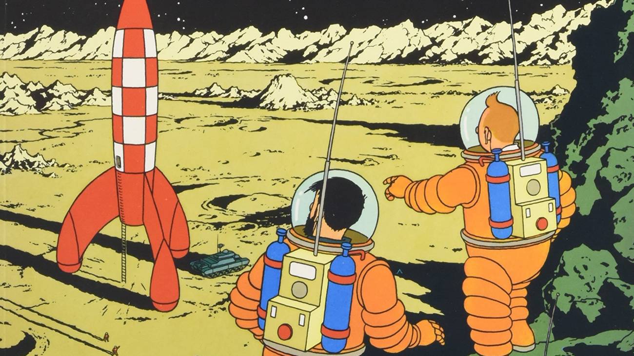 tintin-luna exposición