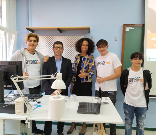 Fundación Orange e I.E.S. Francisco de Goya inauguran un nuevo GarageLab garagelab orange